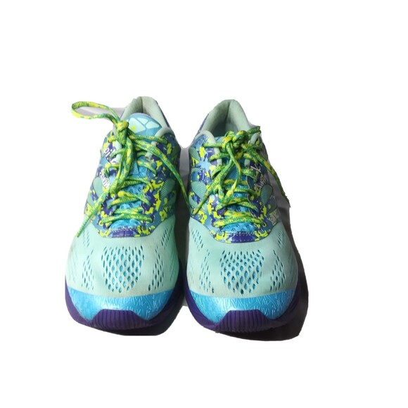 Asics Gel Noosa Tri 10 Shoes Women's Size 11 Sneaker Purple Blue Turquoise - Picture 4 of 6